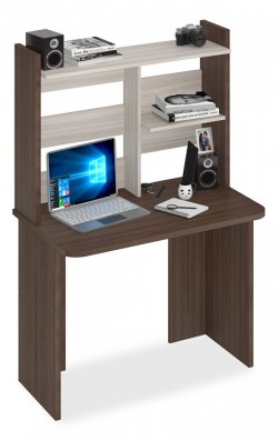 Стол компьютерный Домино Lite СКЛ-Прям100Р+НКЛ-100 MER_SKL-Pryam100Rbez_tumby-NKL-100_SHK