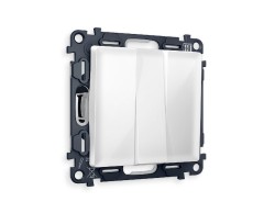 Комплект механизма 3-кл выключателя Ambrella Volt Alfa MA105010