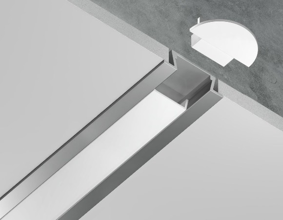 Алюминиевый встраиваемый профиль Ambrella Light Alum Profile GP1001AL