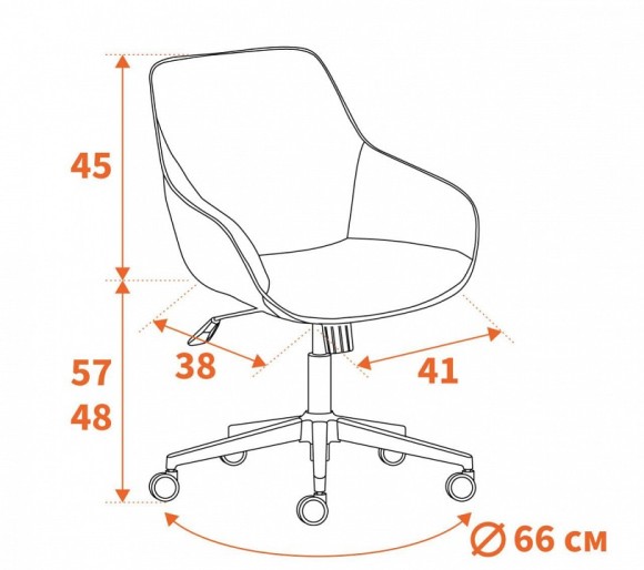 Кресло компьютерное Dublin TET_24324