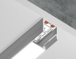 Профиль накладной для светодиодной ленты до 8мм Ambrella Light Illumination GP1650AL