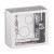 Коробка накладного монтажа 1-постовая Legrand Celiane титановая 080244