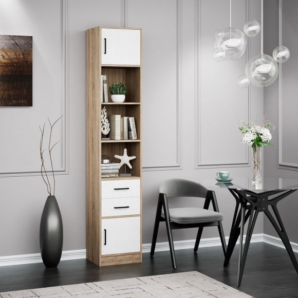 Стеллаж комбинированный Либерти-41-128 MAS_Liberti-41-DS-BT-128