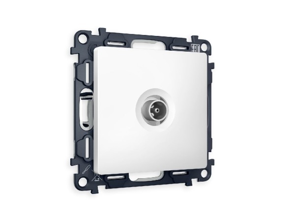 Комплект механизма TV розетки оконечной 50-870 MHz 1dB Ambrella Volt Alfa MA133010