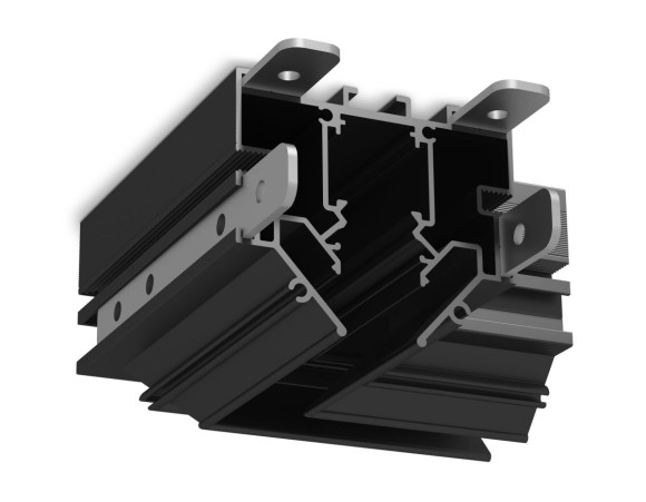 Коннектор угловой для корпуса в натяжной потолок Ambrella Light Track System GL1981