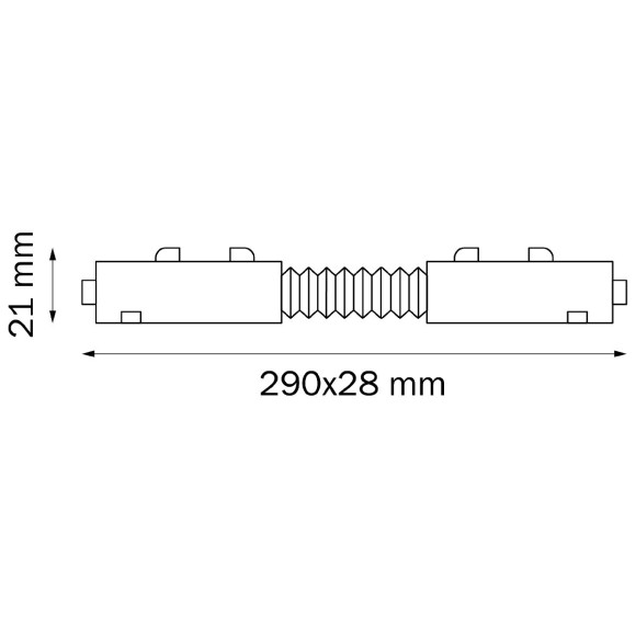 Соединитель трековый однофазный Lightstar Teta 505156