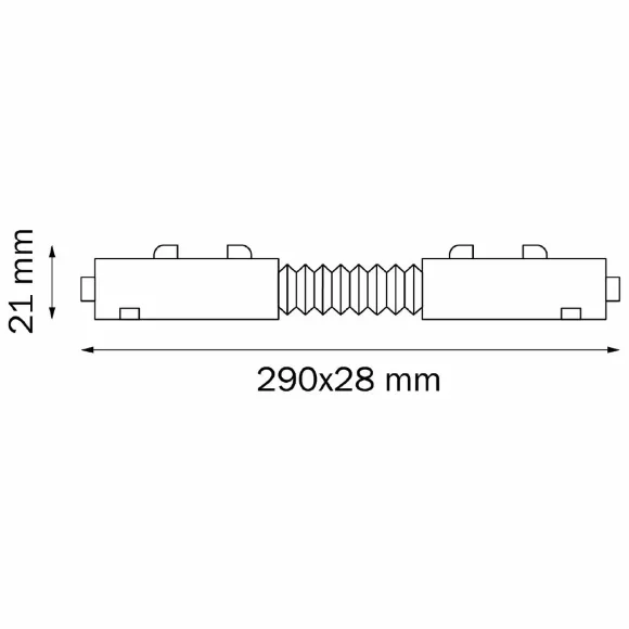 Соединитель трековый однофазный Lightstar Teta 505156 Соединитель трековый однофазный Lightstar Teta 505156