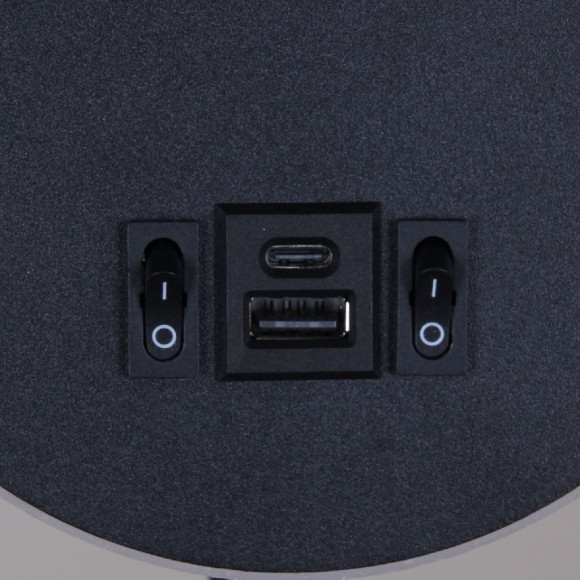 Спот Reluce 86203-9.2-001KT LED12W+USB BK