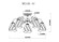Потолочная люстра MyFar Nicole MR1661-5C