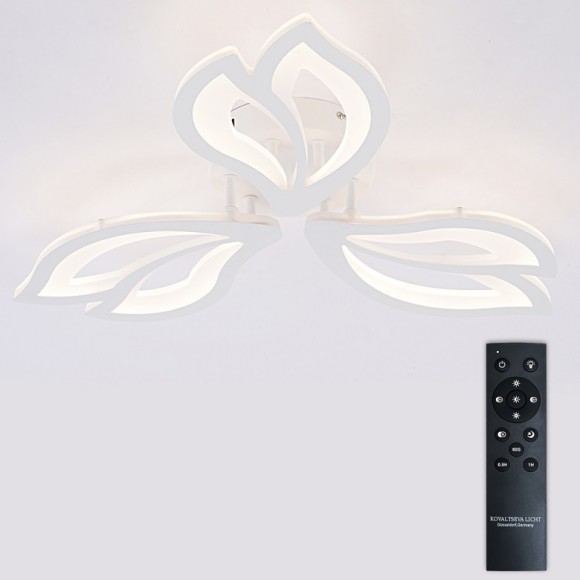 Потолочная люстра с пультом управления Natali Kovaltseva Fortuna LED LAMPS 81107/2C