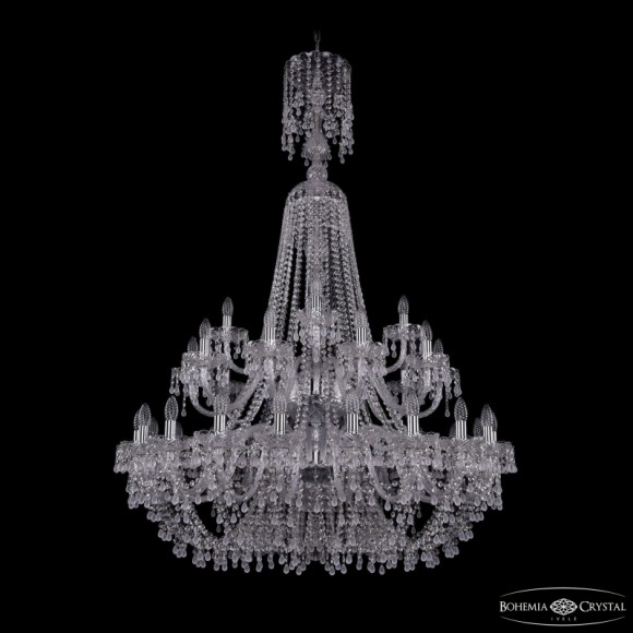 Подвесная люстра Bohemia Ivele Crystal 1410/20+10+5/400/XL-160/2d Ni V0300