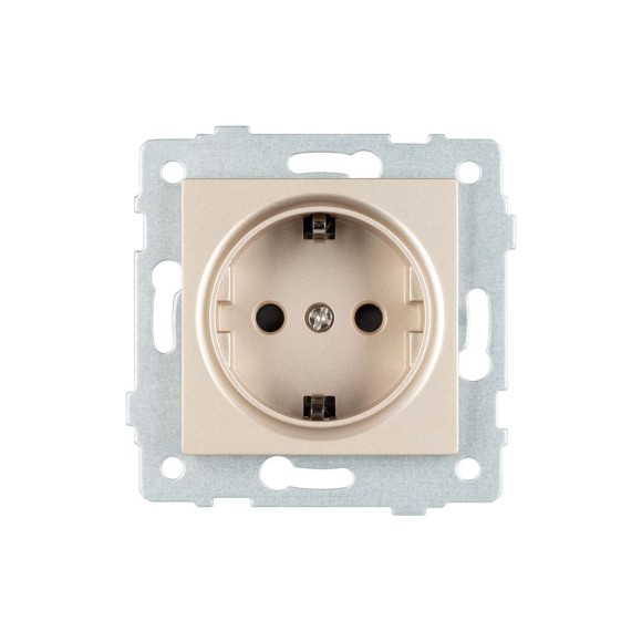 Механизм электрической розетки Arlight SCT-MEU1-PL-GD-V (250V, 16A) 049817