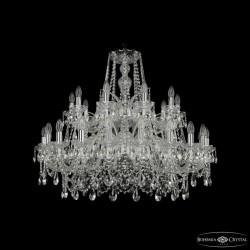 Подвесная люстра Bohemia Ivele Crystal 1411/20+10/360/2d Ni