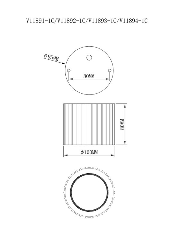 Точечный светильник Moderli Cora V11892-1C