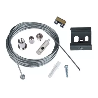 Набор для подвесного монтажа шинопроводов (UL-00002394) Uniel UFB-H42 Silver 1 Polybag