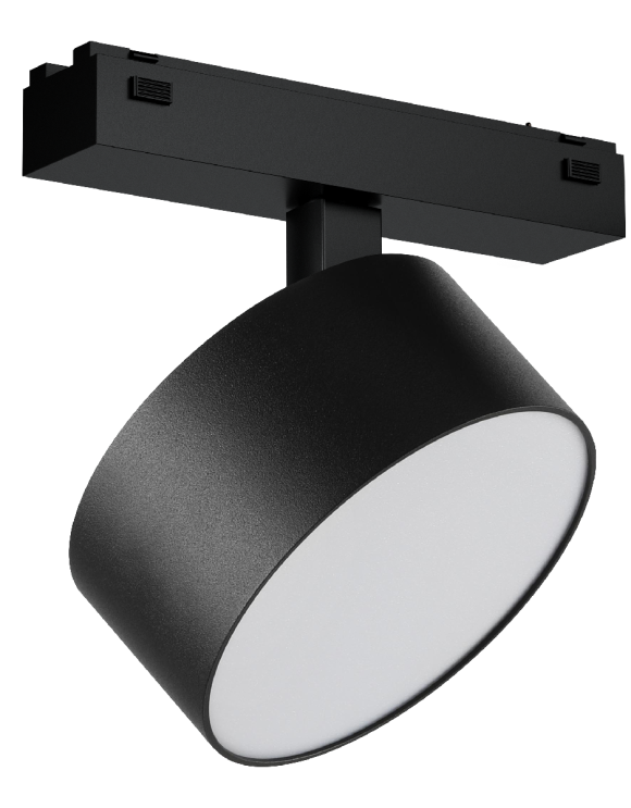 Трековый магнитный светильник iLedex Vision 4825-047-D120-15W-110DG-3000K-BK