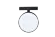 Трековый магнитный светильник iLedex Vision 4825-047-D120-15W-110DG-3000K-BK, Теплый белый, >90