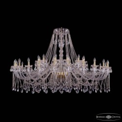 Подвесная люстра Bohemia Ivele Crystal 1413/24+12/700 G