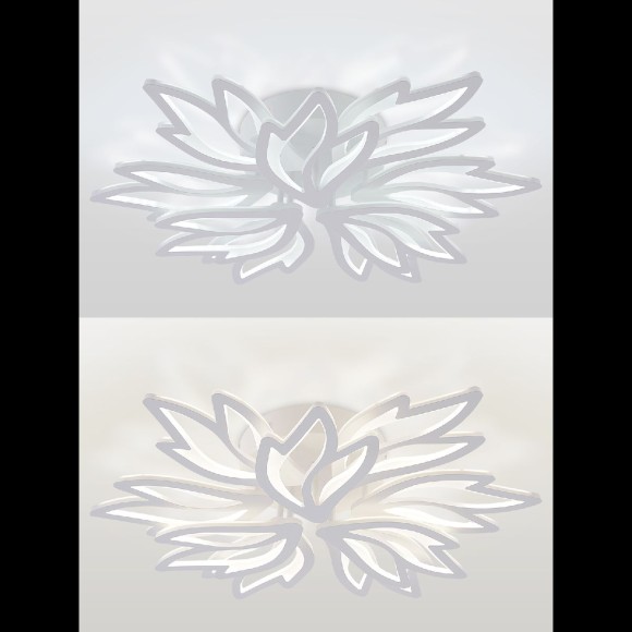 Потолочная светодиодная люстра с пультом управления Natali Kovaltseva Rif LED LAMPS 81118/7C