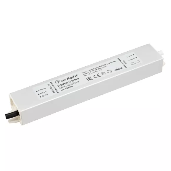 Блок питания Arlight ARPV-05025-B (5V, 5.0A, 25W) 038505 Блок питания Arlight ARPV-05025-B (5V, 5.0A, 25W) 038505