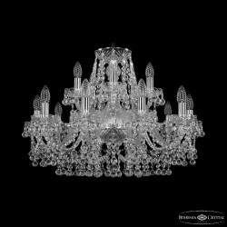 Подвесная люстра Bohemia Ivele Crystal 1409/10+5/240 Ni