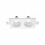 Встраиваемый светильник Maytoni Gyps Modern DL002-DW-02-W