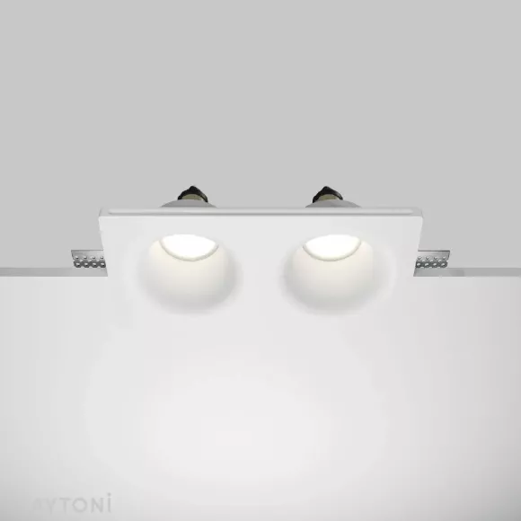 Встраиваемый светильник Maytoni Gyps Modern DL002-DW-02-W Встраиваемый светильник Maytoni Gyps Modern DL002-DW-02-W