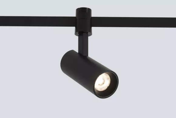 Трековый светильник для гибкой магнитной системы Crystal Lux Trace 48V CLT 0.37 003 9W BL SMART, Черный, От теплого до холодного, Алюминий
