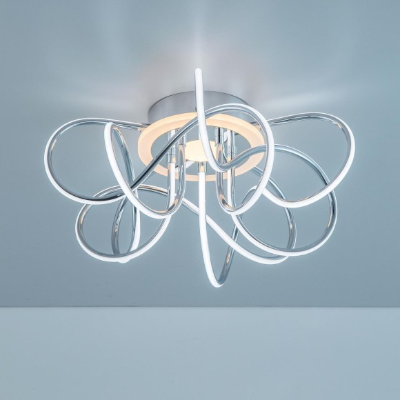 Потолочная светодиодная люстра с пультом управления Citilux Джемини Смарт CL229A151E