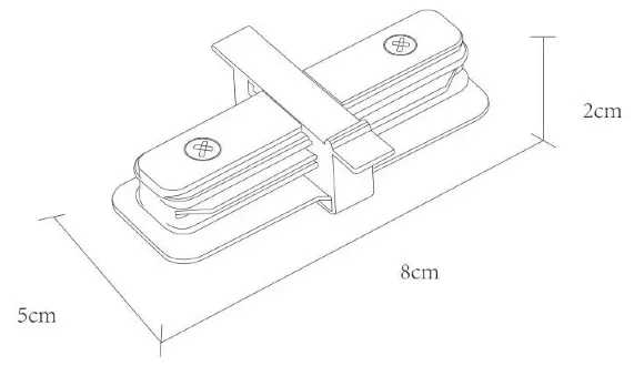 Коннектор прямой Arte Lamp Track Accessories A130133 Коннектор прямой Arte Lamp Track Accessories A130133