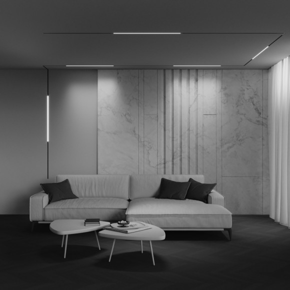 Трековый магнитный светильник Maytoni Technical Basis Exility X TR240-2-18W3K-B