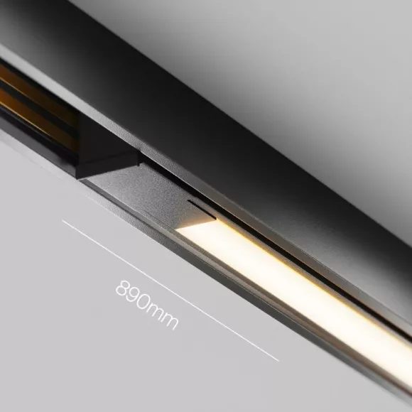 Трековый магнитный светильник Maytoni Technical Basis Exility X TR240-2-18W3K-B, 3000 Трековый магнитный светильник Maytoni Technical Basis Exility X TR240-2-18W3K-B, 3000