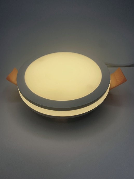 Встраиваемый светильник Elvan VLS-109R-12W-WW-Wh