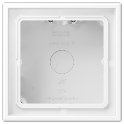 Коробка одноместная Jung LS581AWWM