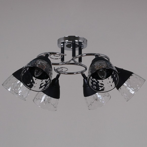 Потолочная люстра Reluce 70139-3.3-06 CR+BK