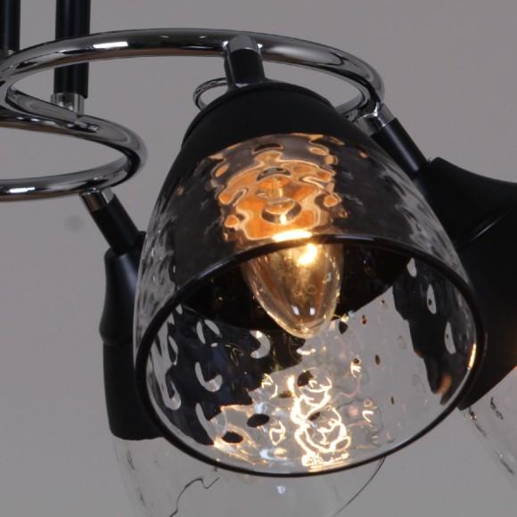 Потолочная люстра Reluce 70139-3.3-06 CR+BK