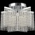 Потолочная светодиодная люстра Reluce 02653-0.3-60W LED CH
