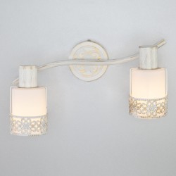 Спот Eurosvet 20025 20025/2 белый с золотом, E14, 80W, белый