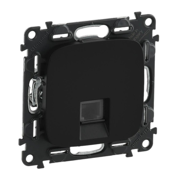 Информационная розетка RJ45 Legrand Valena Allure антрацит 753948