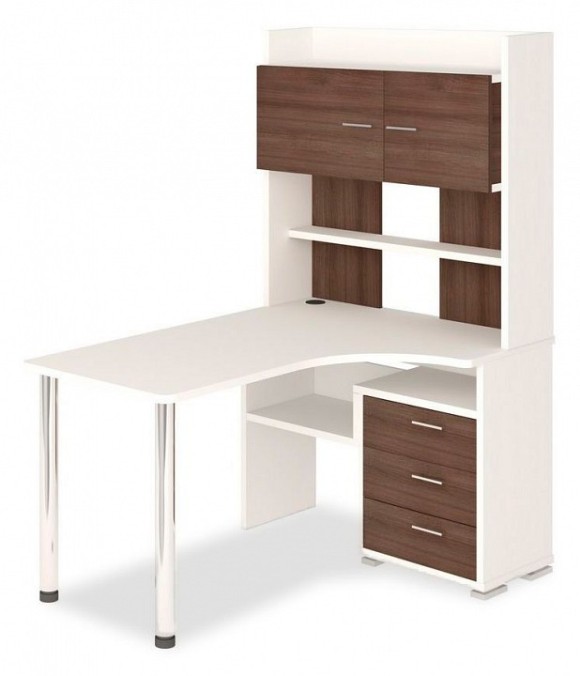 Стол компьютерный Домино СР-133-150 БЕШ-Ч-ПРАВ MER_SR-133-150_BESH-CH-PRAV