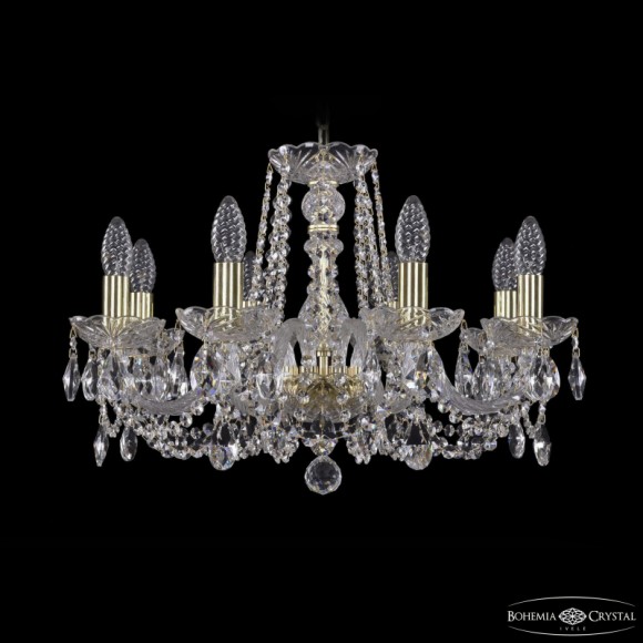 Подвесная люстра Bohemia Ivele Crystal 1402/8/195 G