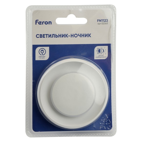 Ночник Feron FN1123 0,5W 52063