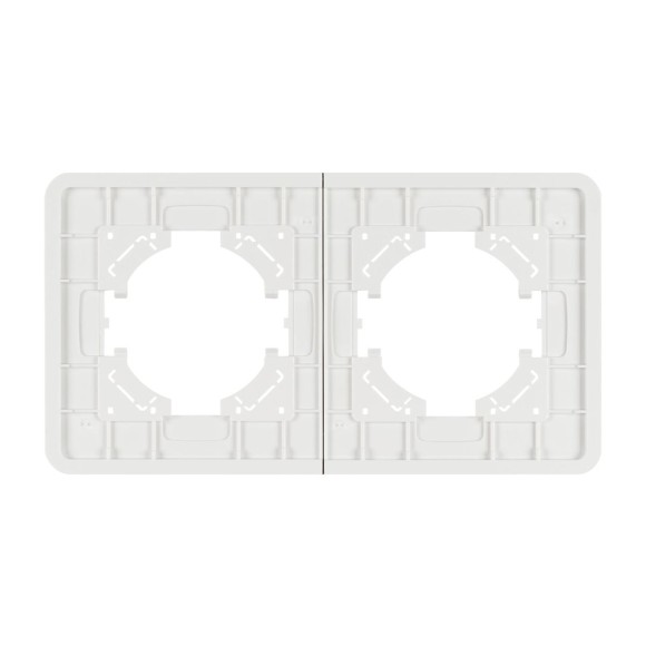 Рамка на 2 поста алюминиевая Arlight FRM-AKIRY-SFAL-2-SR 049737