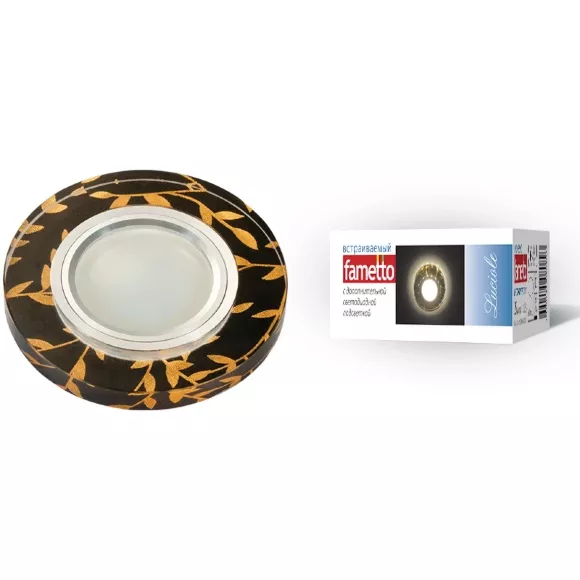 Встраиваемый светильник Fametto Luciole DLS-L204 GU5.3 CHROME/BLACK UL-00000379 Встраиваемый светильник Fametto Luciole DLS-L204 GU5.3 CHROME/BLACK UL-00000379