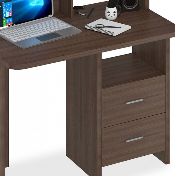 Стол компьютерный Домино Lite СКЛ-Прям100Р+НКЛ-100 MER_SKL-Pryam100R-NKL-100_SH