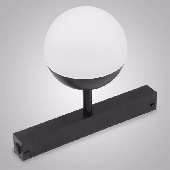 Трековый однофазный светильник AM Group AM529 BK-220V-9W SMART, основание крупным планом Трековый однофазный светильник AM Group AM529 BK-220V-9W SMART, основание крупным планом
