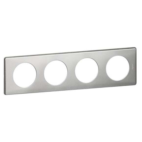 Рамка 4-постовая Legrand Celiane сильвер пунктум 068724