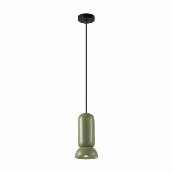 Подвесной светильник Odeon Light Kerama 5054/1B, Черный, Зеленый, Металл