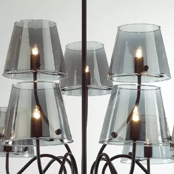 Люстра на штанге Lumion Smoky 6570/9C Люстра на штанге Lumion Smoky 6570/9C