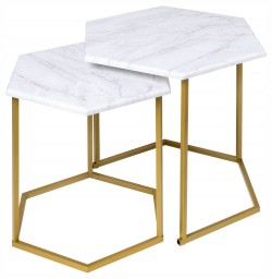 Набор из 2 столов журнальных МеталлАрт М003 ML_4673750200844